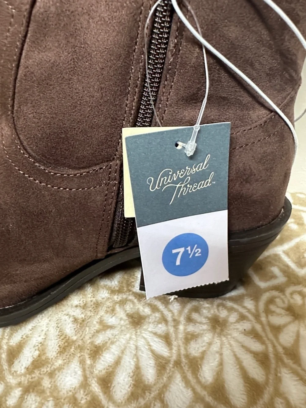 Universal Thread Brown Over-the-Knee Fringe Boots